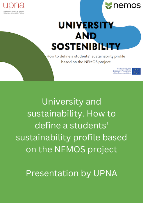 ME1 NEMOS-UPNA presentation_University and sustainability_Cover&Title